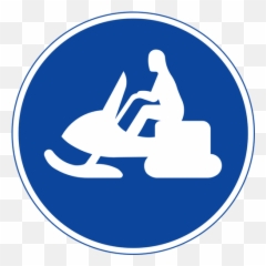 Snowmobile Sign Vector Image - Emoji