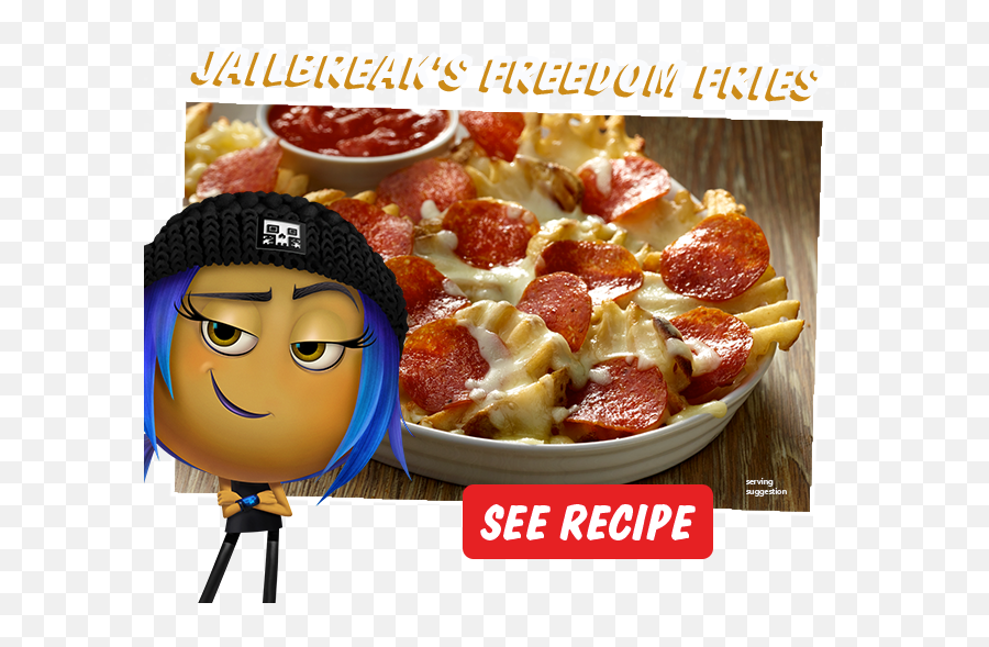 Emoji - Waffle Fries Pizza Pepperoni,Jailbreak Emoji