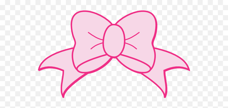 Free Pink Bow Transparent Background Download Free Clip Art - Hair Bow Clipart Png Emoji,Pink Ribbon Emoji