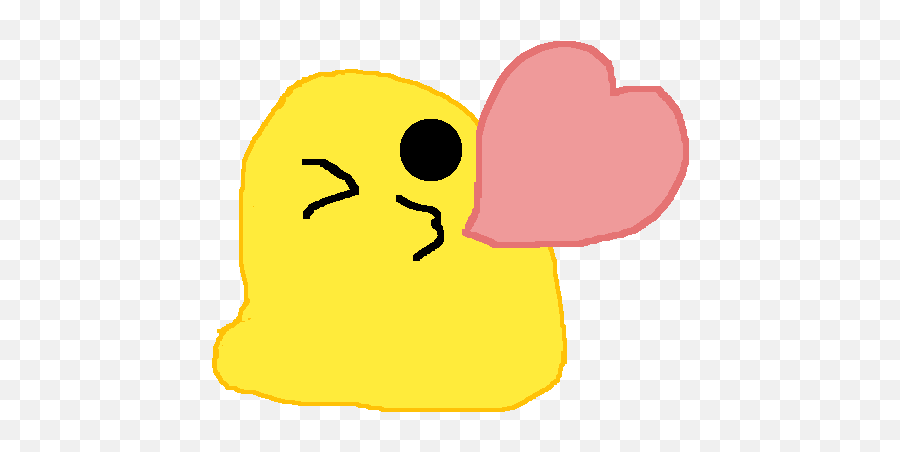 Throwing A Kiss Emoji - Clip Art,Kiss Emoji