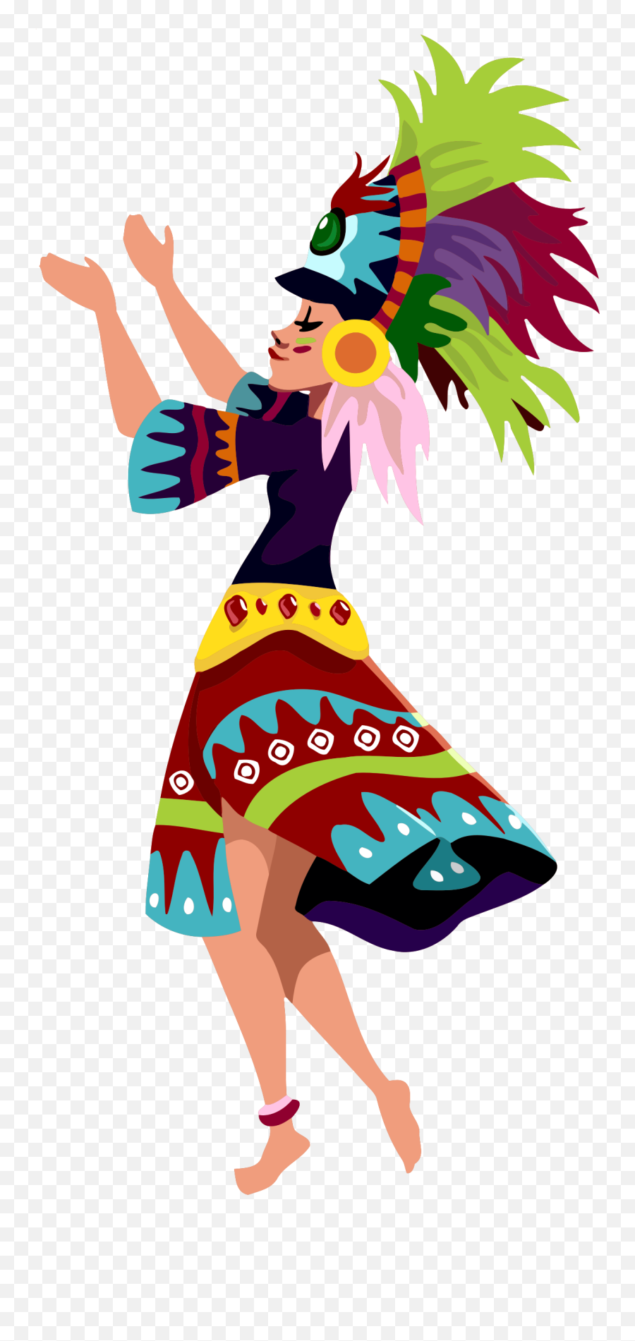Costume Clipart Dancing Costume - Festival Dance Clipart Emoji,Dancing Girl Emoji Costume