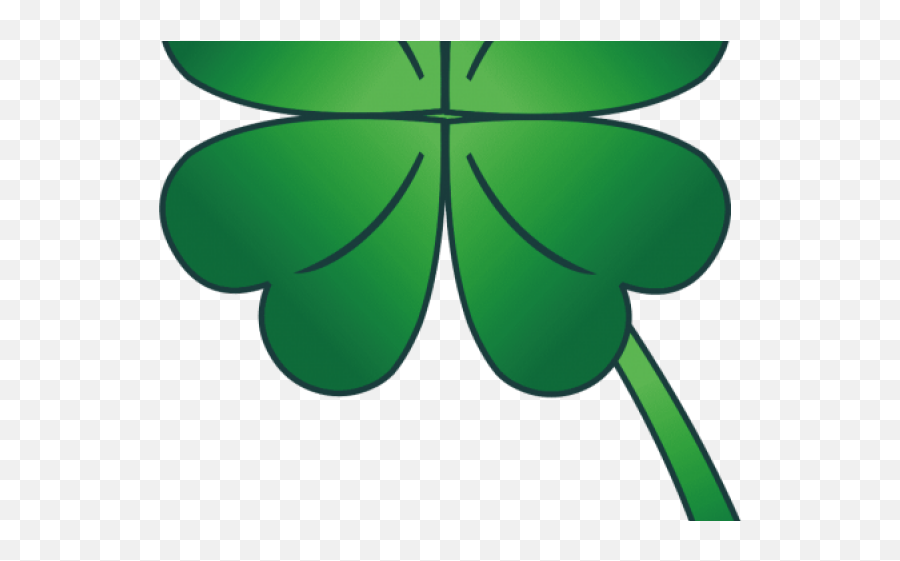 Four Leaf Clover Clipart - 4 Leaf Clover St Patricks Day Four Leaf Clover Clip Art Emoji,St Patrick's Day Emojis