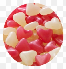 Pink Jelly Beans Heart Loves Sweets - Jelly Bean Love Hearts Emoji,Jelly Bean Emoji