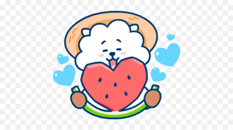 Bt21 Summer - Bt21 Summer Stickers Emoji,Bt21 Emoji