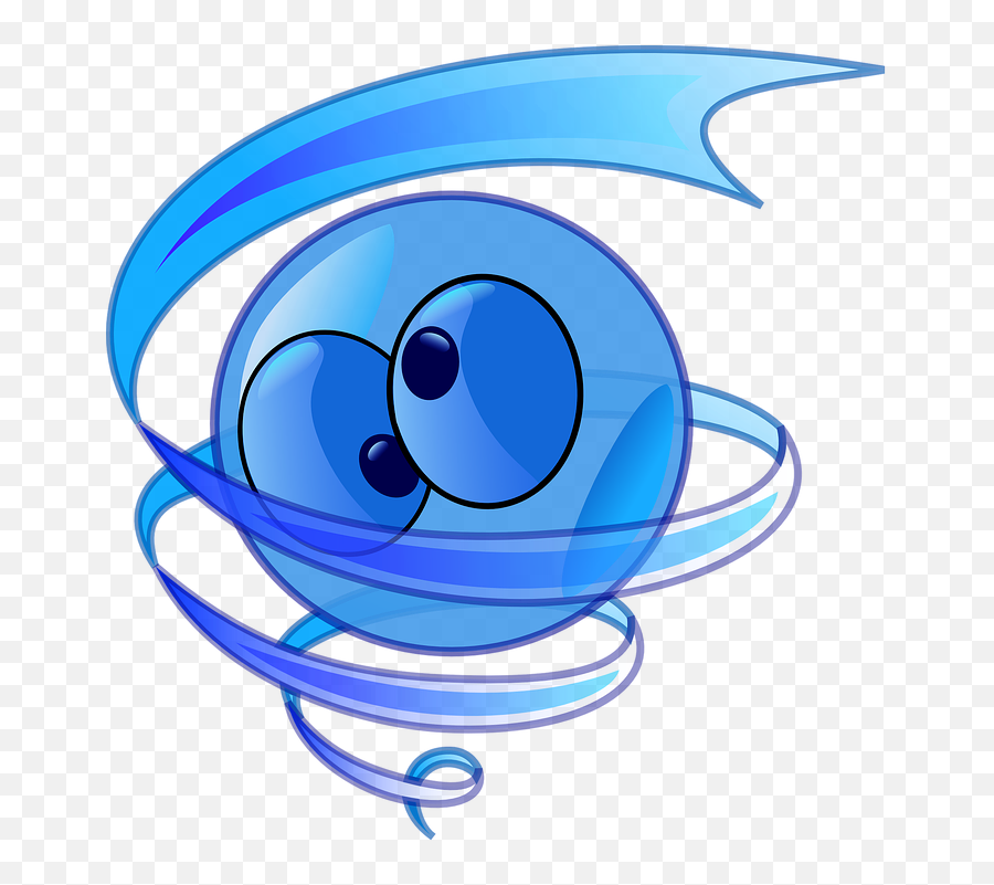 Smiley Splash Wervelen - Clip Art Air Emoji,Water Drop Emoji