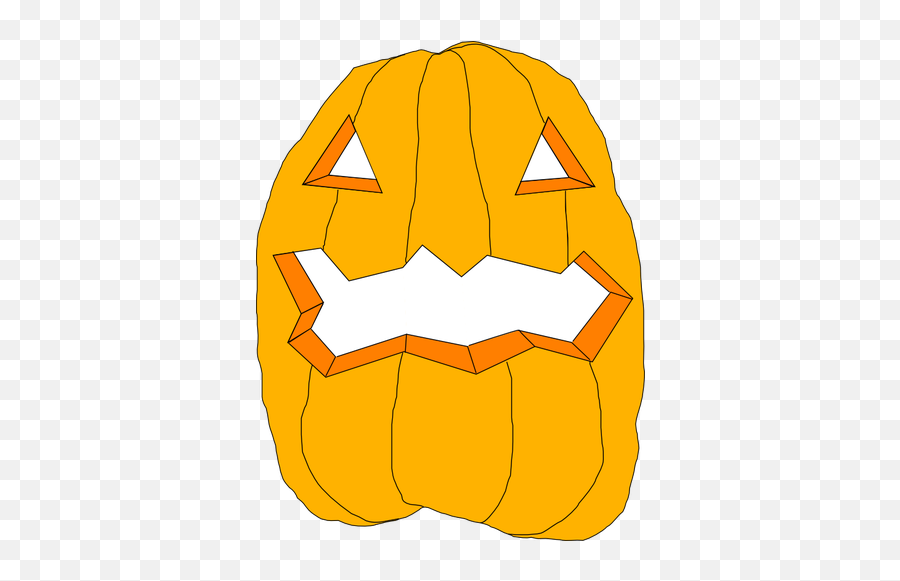 Cut Halloween Pumpkin Vector Drawing - Pumpkin Clip Art Emoji,Spider Emoticon