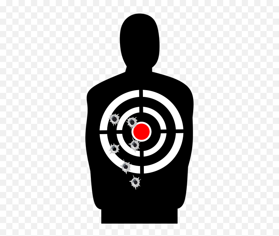 Target Shooting Range - Target Gun Shooting Range Emoji,Gun And Star Emoji