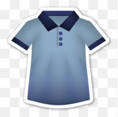 Emoji Stickers - Shirt Emoji Transparent Background,Collar Emoji