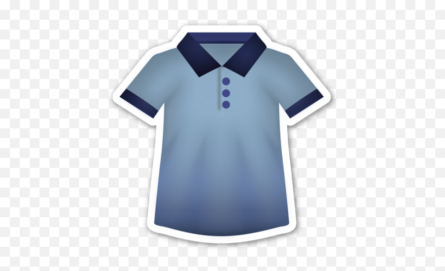 Emoji Stickers - Shirt Emoji Transparent Background,Collar Emoji