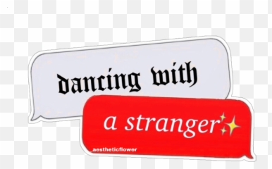 A Stranger Text Sticker Aesthetic - General Supply Emoji