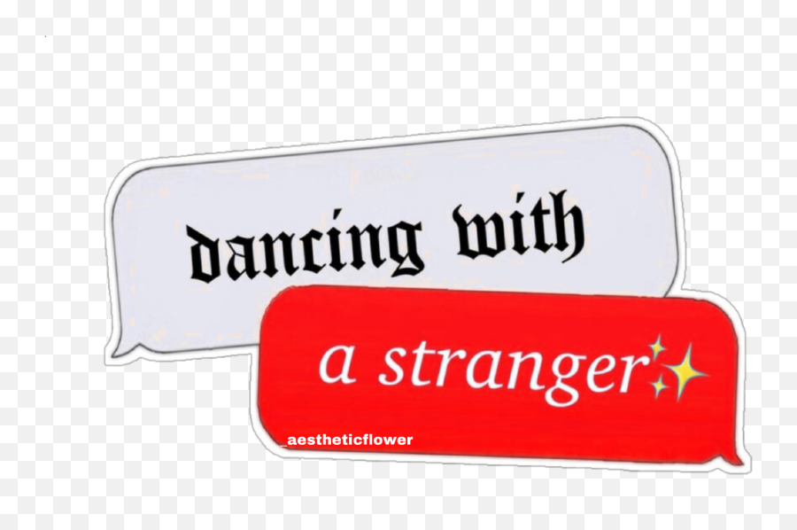 A Stranger Text Text Sticker Aesthetic - General Supply Emoji,Dancing Text Emoji