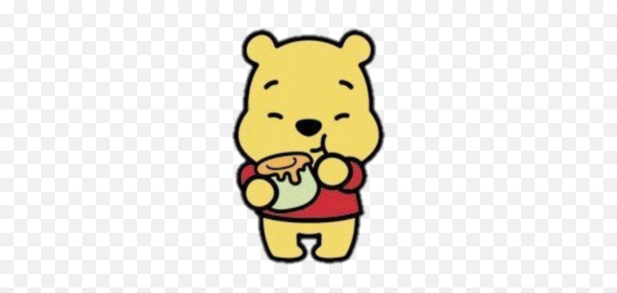 Bear Yellow Cute Honey - Pooh Emoji,Ice Cream Emoji Pillow