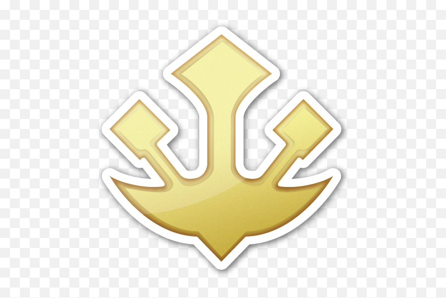 Trident Emblem - Trident Emoji,Trident Emoji - free transparent emoji ...