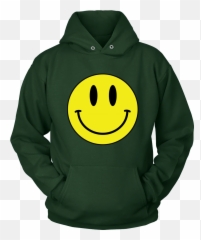 Big Smiley Face Emoji Unisex Hoodie - My Girlfriend Is Psychotic Hoodie,Green Face Emoji