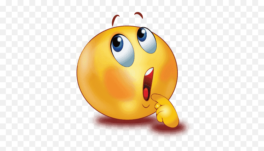 Thinking Emoji Png Transparent Picture - Transparent Thinking Smiley Png,Thinking Emoji Png