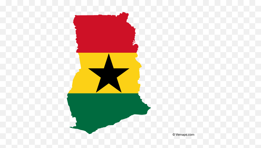 Flag Map Of Ghana In 2020 Map Vector Vector Free Flag - Map Ghana Flag Png Emoji,Jamaican Flag Emoji