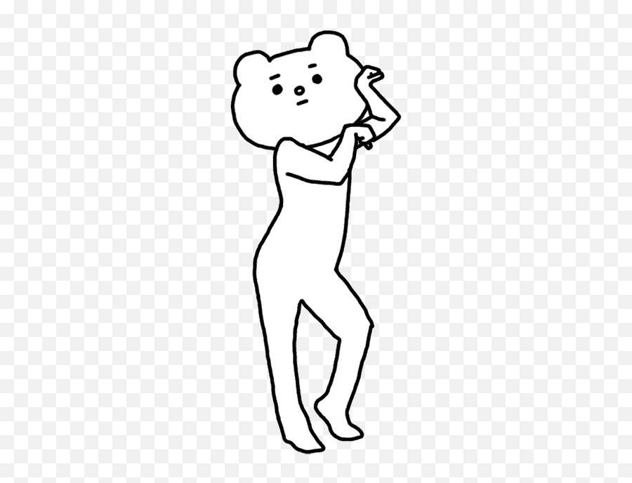 Aggressive Bear Betakkuma - Betakkuma Gif Funny Emoji,Aggressive Emoji