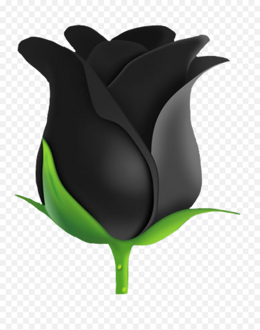 Download Report Abuse - Transparent Black Flower Emoji,Report Emoji