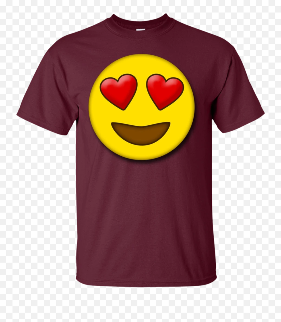 Cute Heart Eyes Emoji Valentines Day Love T Shirt - Houston I Have A Drinking Problem,Emoji Tee Shirt
