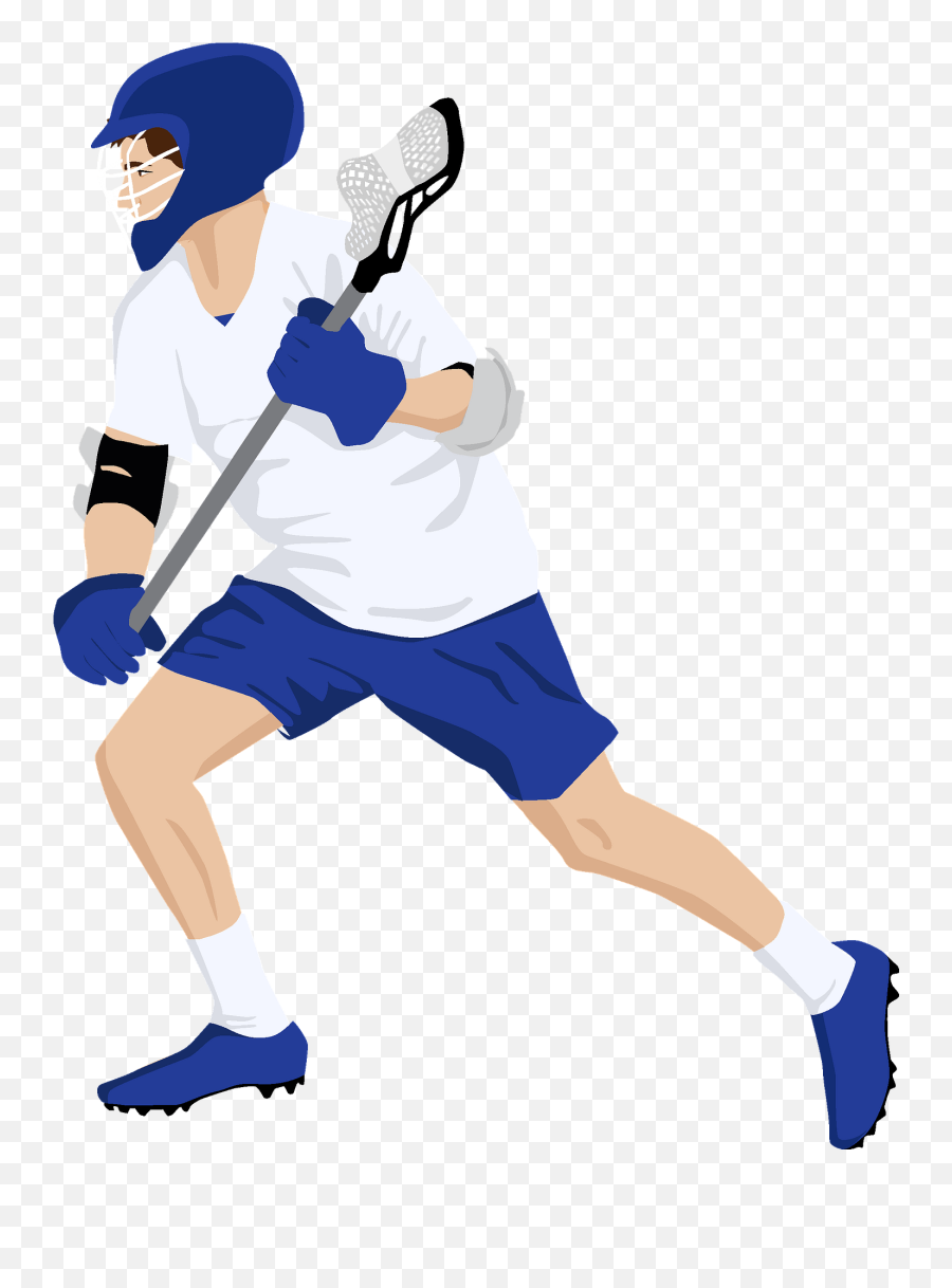 Lacrosse Player Clipart - Clip Art Emoji,Lacrosse Emoji Download