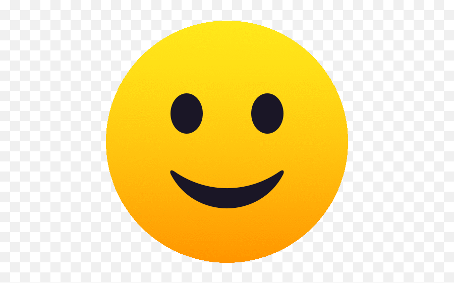 Slightly Smiling Face People Gif - Happy Emoji,Emoji Smile Face