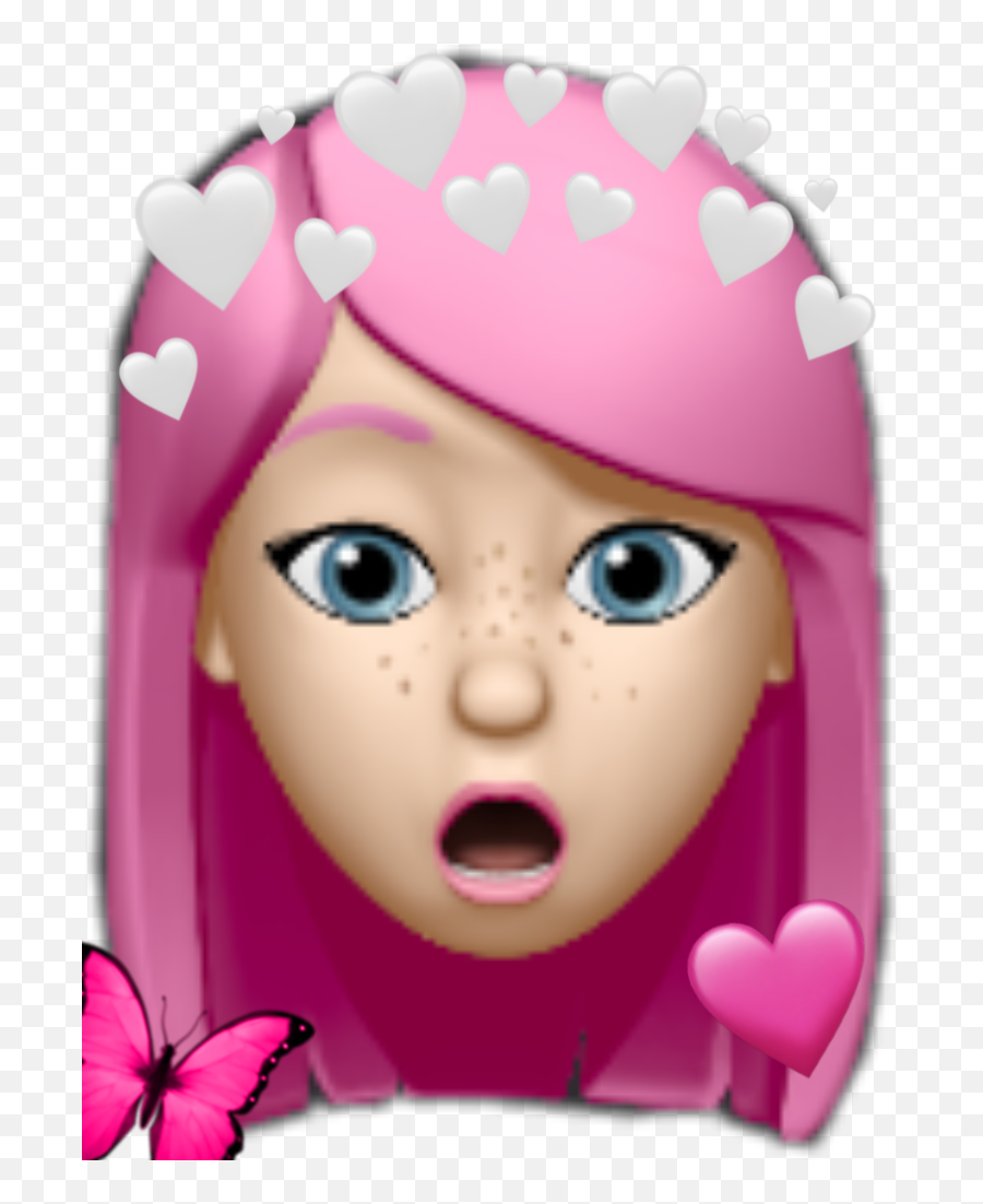 Memoji Emoji Sticker - Girly,Ariel Emoji