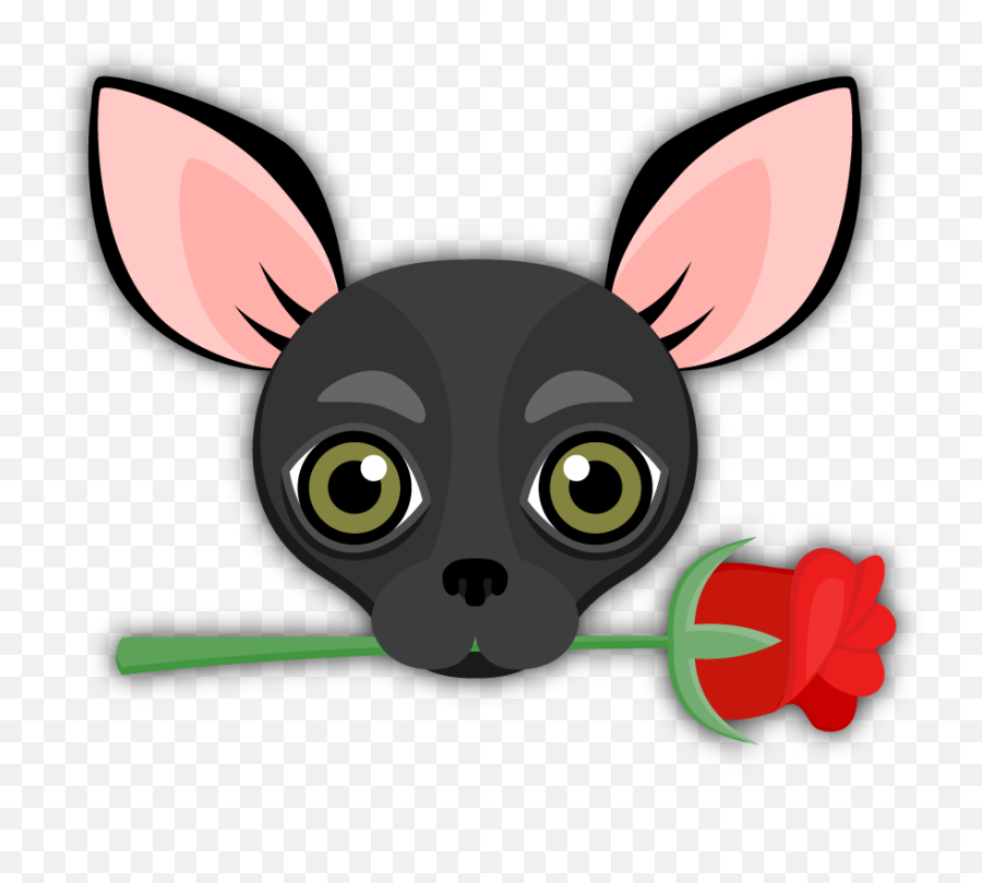 Download Black Chihuahua Emoji Stickers For Imessage Are You - Emoji Flag Of Mexico,Emoji Stickers Cheap