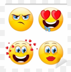 Emoji Wall Mural Pixers - Emoji Poster,Emoji Bedroom