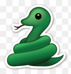 Emoji Wallpaper - Snake Transparent