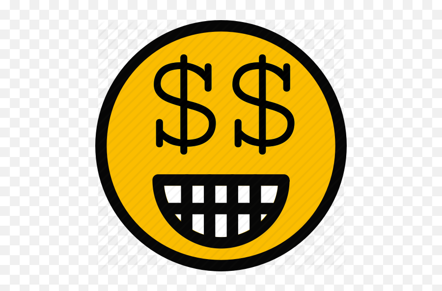Smashicons Emoticons - Circle Emoji,Money Face Emoji