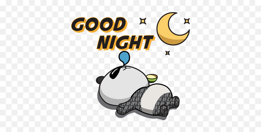 Fendi Drops Capsule Collection With K - Emoji Good Night Gif,Good Night Emoji