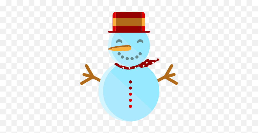 Merry Scarf Smile Snowman Icon Emoji,Snowman Emoticon