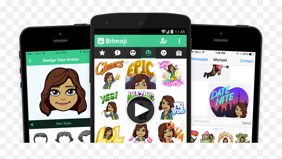 Snapchat Rolls Outs Bitmojis For Chats - Muñequito De Snapchat Emoji,Snapchat Emojis 2016