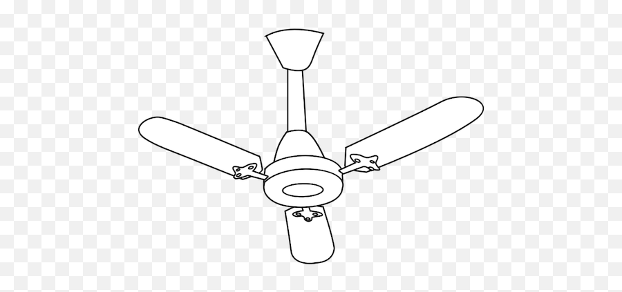 Ceiling Fan Line Art Vector Graphics - Fan Black And White Emoji,Vacuum Cleaner Emoji