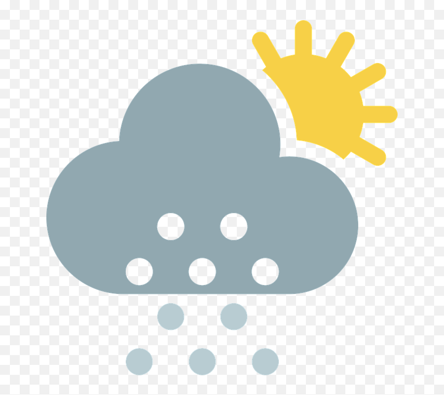 Cloud Partly Cloudy Sun - Cloud Emoji,Sun And Fire Emoji