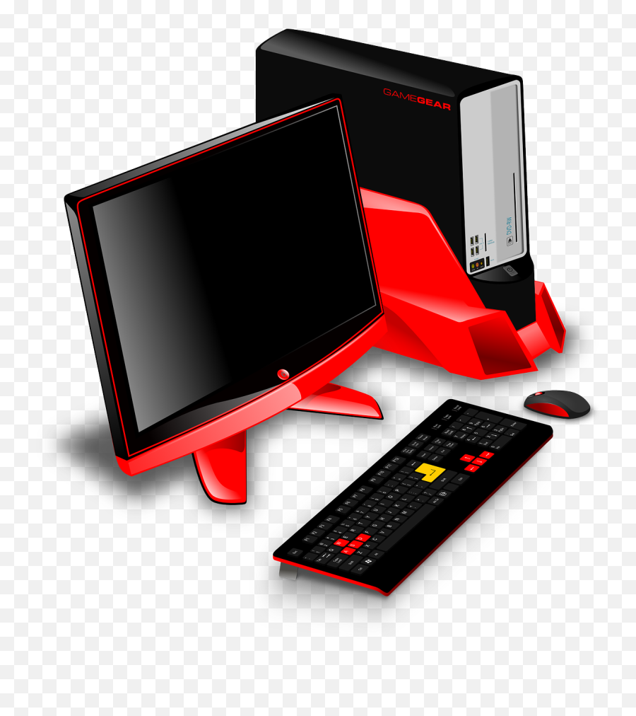 Computer Workstation Server Monitor Keyboard - Computer Png Transparent Background Emoji,Windows Emoji Keyboard