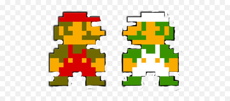 Mariobros Marioandluigi Mario Luigi - 8 Bit Mario Emoji,Mario Bros Emoji