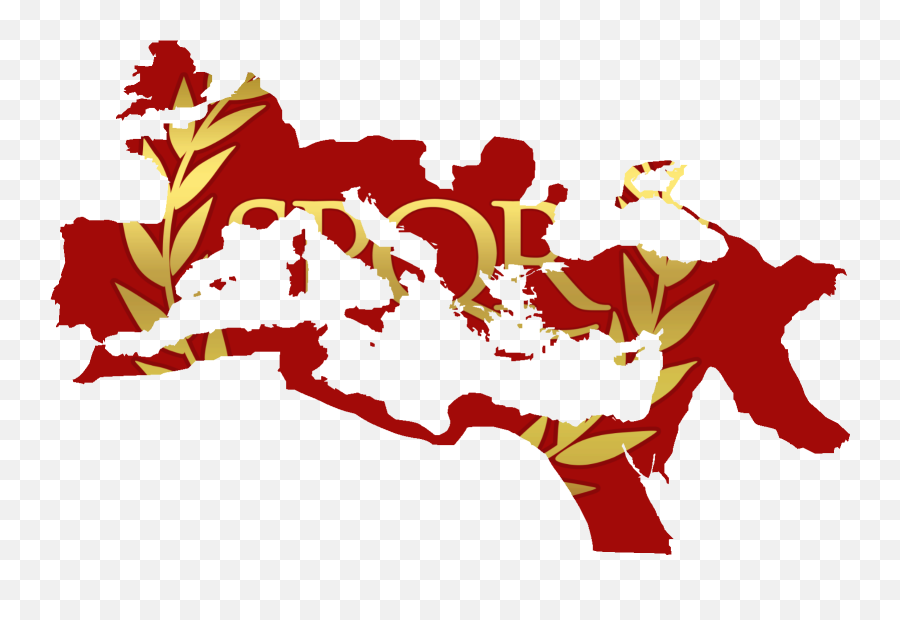 Flag Map Of The Roman Empire - Roman Empire Flag Map Emoji,Rome Flag Emoji