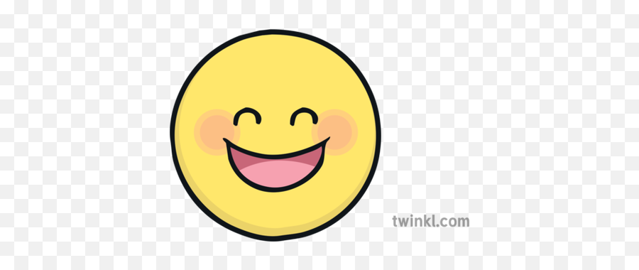 Happy Emoji Emotions Emoticon Icon Sen Ks1 Illustration - Black And White Emoji Png Excited,Happy Emoji