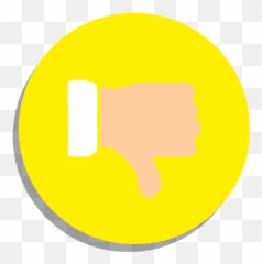 Dislike Icon Social Media - Circle Emoji