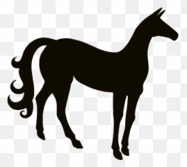 Vintage Horse Silhouette - Unicorn Public Domain Emoji