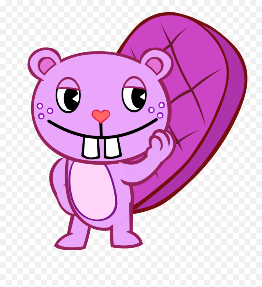 Toothy The Gay Beaver Transparent Cartoon - Jingfm Happy Tree Friends Toothy Emoji,Buck Tooth Emoji