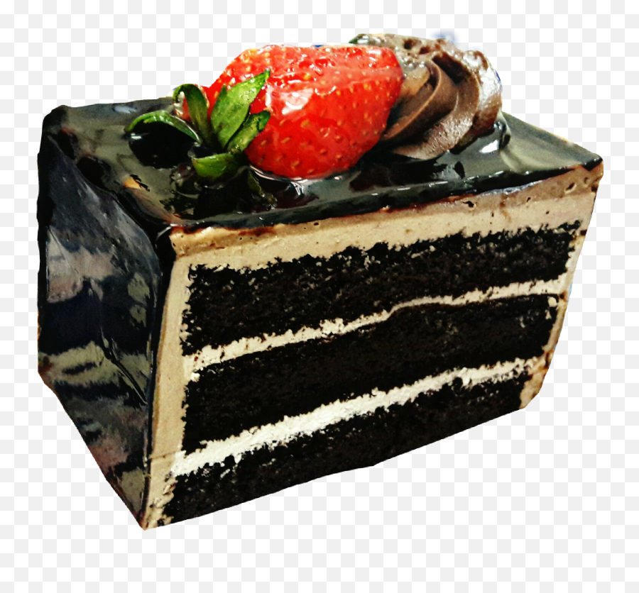 Chocolatecake Chocolate Cake Strawberry - Chocolate Cake Emoji,Chocolate Cake Emoji
