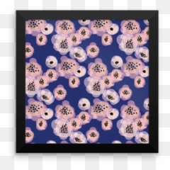 Aggieu0027s Flowers Framed poster - Smiley Emoji
