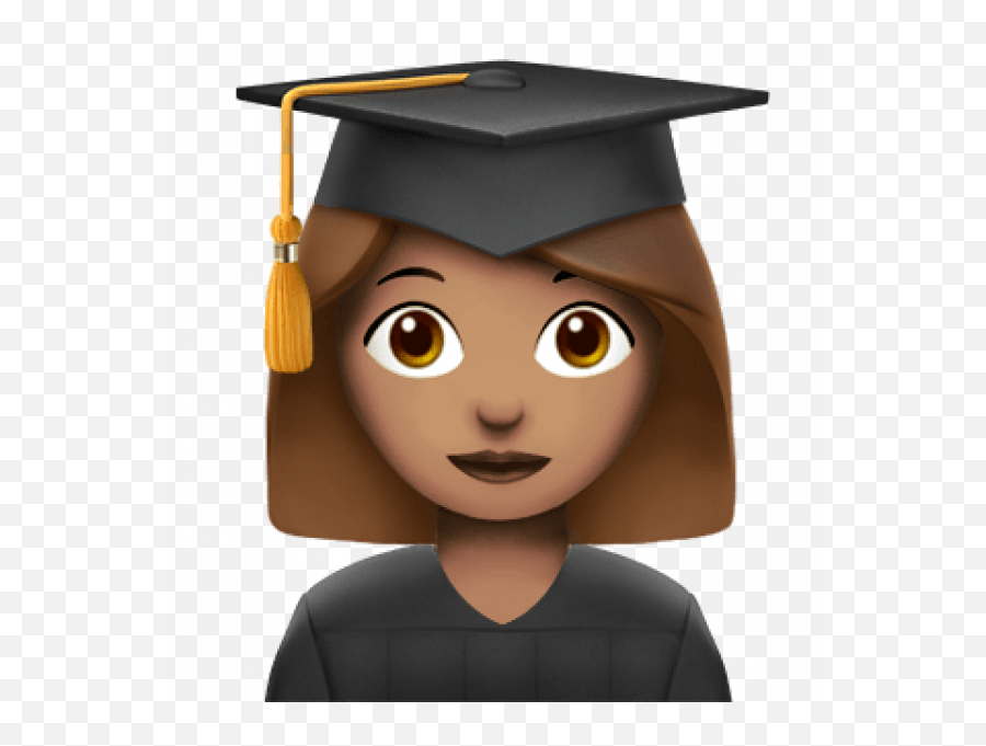 Girl Emoji Png Transparent Images U2013 Free Png Images Vector - Graduation Emoji Png,Brown Girl Emoji