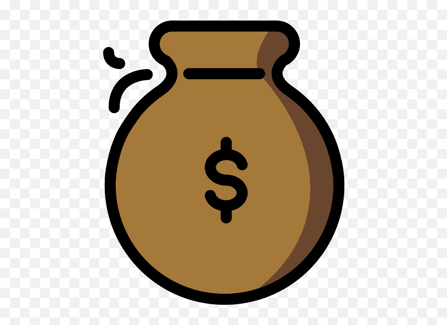 Money Bag Emoji Clipart - Geldsack Emoji,Bag Emoji