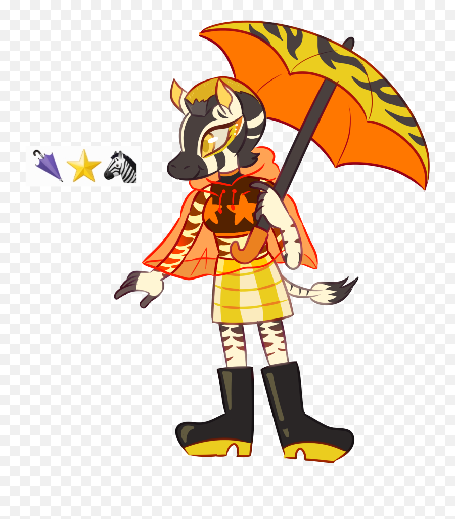 Zebra Humanoid - Fictional Character Emoji,Zebra Emoji