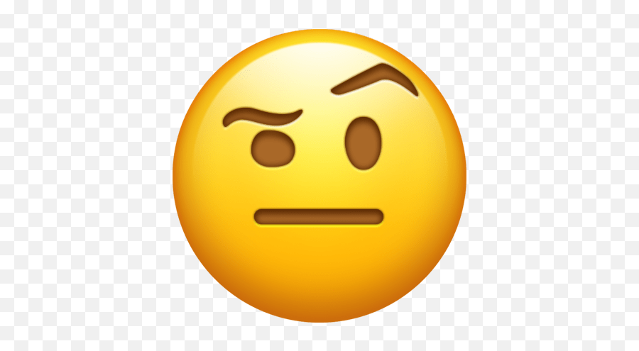 Emoji For Hill Climbing Emoji Emoji - Raised Eyebrow Emoji Png,Halo Emoji Pillow