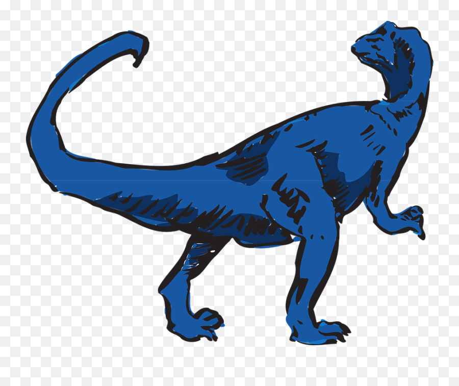 Dinosaur Blue Prehistoric - Blue Trex Emoji,Trex Emoji