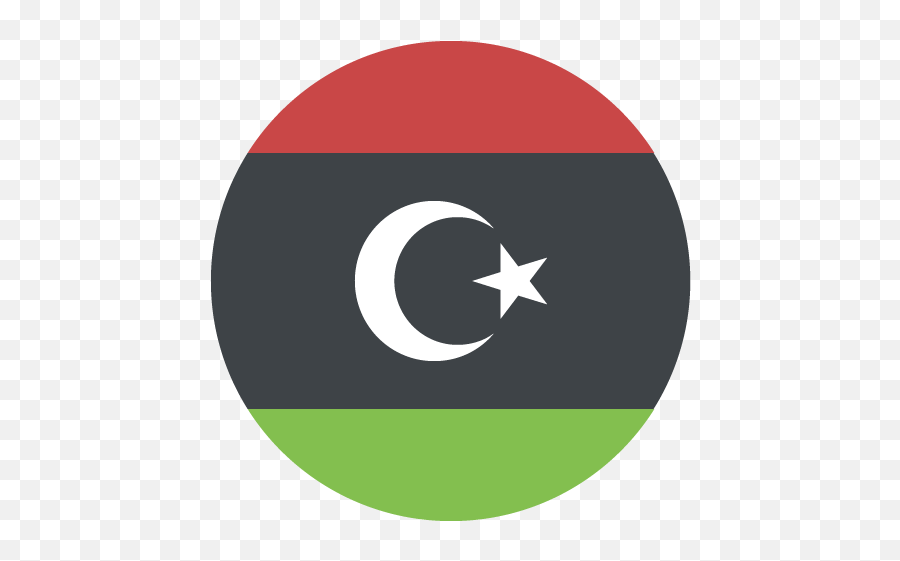Flag Of Libya Emoji For Facebook Email - Libya Flag Png,Dubai Flag Emoji